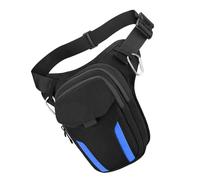 3. Sac banane unisexe résistant aux éclaboussures pour moto, cyclisme, escalade, randonnée, accessoires de navette, bleu