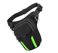3. Sac banane unisexe résistant aux éclaboussures pour moto, cyclisme, escalade, randonnée, accessoires de navette, Vert