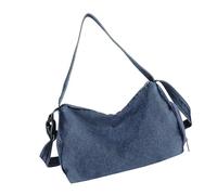 3. Sac de voyage léger pour fille avec bandoulière et bandoulière, bleu, Beauté de masse