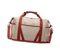 3. Sac de voyage pliable pour femme léger pour la salle de gym, le yoga, le sport avec bandoulière le week-end, le sac à bandoulière, beige, Mass Beauty