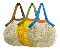 3 Sac filet coton avec doublure petit sac déjeuner pour boîte à repa | Sac filet petit format pour boîte à repas bureau pique-nique cadeau demoiselle d’honneur réutilisable lavable