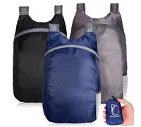 3 sacs à dos pliables ultralégers et imperméables, 20L de capacité, sac à dos de randonnée ultraléger, sac à dos pliable ultraléger pour hommes, femmes et enfants, idéal pour les voyages, le camping