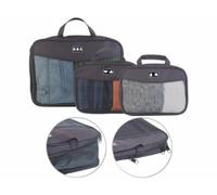 3 sacs à vêtements compressibles en 2 tailles Semptec