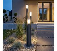 3-Säulen Support de Lampe Jardin Véranda Spot pour Extérieur Inox Anthracite