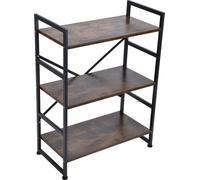 3-schichtiger B��cherregal �C Multifunktionale Aufbewahrung mit 4 verstellbaren F��?en, ideal f��r Wohn- und Wohnzimmerorganisation