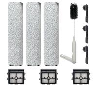 3 Serpillère à Rouleau et 3 Filtre Accessoires pour Tineco Floor One Stretch S6/S6 stretch lite/Switch S6 Stretch/Switch S7 Stretch/S7 Stretch Steam/ i6 Stretch/ i5 Stretch/ S9 Artist Nass Aspirateur