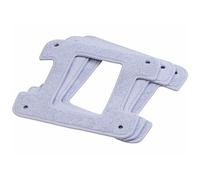 : 3 serpillières lavables en microfibres pour robot lave-vitres PR-060