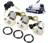 3 serrures de porte compatibles pour Berlingo 1 et Partner 1 (1996-2008) Barillets + double de clés | 4162Q4, 9170CX, 9170CW, 4161H9