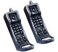 3. Set of 2 Miniature Retro Home Appliance Ornaments Resin Decor for Desktop Bookshelf Landscape Craft Models Small Desk Decors Mini Appliances