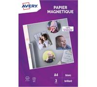 3 Sheets Of White Magnetic Paper Customizable - A4 Size - Countable Cutting Machine - Inkjet Printing