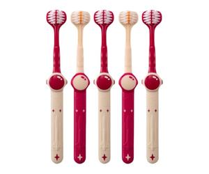 3 Sided Toothbrush Kids | 5 Pieces Space Toothbrush Kids | Gum Care Tool, Deep Cleaning Brushing Tool for Aged 3-12 Bathroom Home Travel