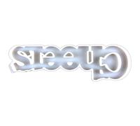 (3) Silicone Mold English Word Resin Mould for DIY Home Table Wall Hanging Decor