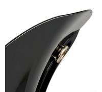 3-Snap Motorcycle Helmet Visor Peak Black PC Shield