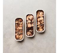 3 sortes de copeaux de fumage Barbecook - Chêne, Whisky et Vin Rouge
