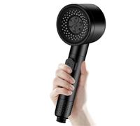 3-Speed Adjustable Filtered Shower Head With One-Click Water Stop, High Pressure Handheld Shower For Spa-Grade Bath Experience(Gun grey)