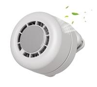 3-Speed Bladeless Fan - Rechargeable Mini Clip Fan, Hands-free Small Clip On Blower with Dual-Clip Design, USB Fast Charging, High-Capacity Battery, Compact Personal Blower for Travel Picnic Camping