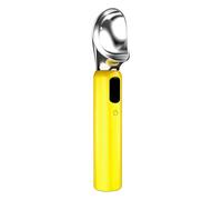3-Speed Rechargeable Hard Ice Cream Scooper - Ice Cream Scoop Heated | 1 Piece Rechargeable Ergonomic LED Display, Hard Íce Çream Scooper For Cheese Watermelon Fruit Balls Jelly Mousse