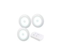 Lunartec Spots LED UBL-16.w 3x COB 120 lm avec télécommande et minuterie