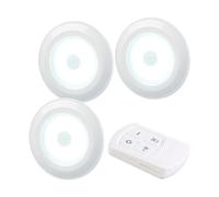 3 spots à LED COB 120 lm avec télécommande et minuterie UBL-16.w - Lunartec
