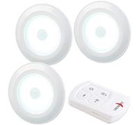 3 spots à LED COB 120 lm avec télécommande et minuterie UBL-16.w [Lunartec]