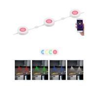 3 spots à LED RVBB encastrables connectés ULA-100 Lunartec