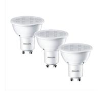 3 Spots LED GU10 Philips Corepro 3,5W Ampoule Lumière Chaude 2700K