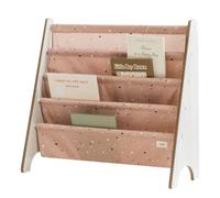 3 Sprouts - Bibliothèque Enfant en Bois - Rangement Livres et Jouets - Étagère Montessori - Terrazzo Vieux Rose