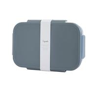 3 Sprouts - Boîte Bento en Plastique Recyclé - Lunch Box Compartimentée pour Adultes et Enfants - Bleu
