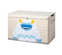 3 Sprouts - Boite de Rangement Jouet Enfant - Coffre à Jouets Bébé et Enfant - Bac de Rangement Pratique et Coloré - Yéti