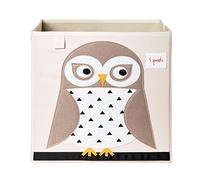 Cube de rangement chouette gris TU