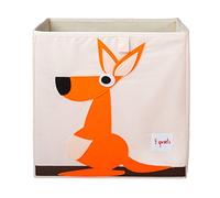 3 Sprouts Cube de rangement en tissu Kangourou pour jouets et accessoires Multicolore