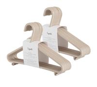 3 Sprouts - Ceintres pour Enfant - Ceintres Bébé - Cintres en Plastique Durable en Paille de blé pour Enfants et Tout-Petits - Cintres pour vêtements de bébé pour Placard - Lot de 30 - Beige