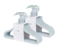 3 Sprouts - Cintres en Velours pour Bébés et Enfants - Cintres pour Vêtements Bébé et Enfant - Paquet de 30 (Bleu)