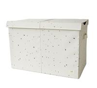 3 Sprouts - Coffre à Jouets Enfant - Boîte de Rangement Idéale pour Chambre et Salle de - Terrazzo Crème