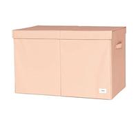 3 Sprouts - Coffre à Jouets Enfant - Boîte de Rangement Idéale pour Chambre et Salle de Jeux - Vieux Rose