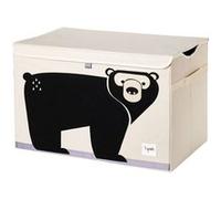 3 sprouts coffre jouets ours Noir G