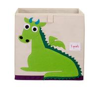 3 Sprouts - Boite Rangement Enfant - Cube de Rangement Tissu pour Jouets et Accessoires - Bac/Caisse Rangement Enfant - Boite Rangement Jouet - Idéal pour Enfants et Bébé - Dragon