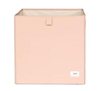 3 Sprouts - Cube de Rangement en Tissu 33x33x33 cm - Boîte de Rangement pour Enfants, Panier de Rangement Pliable, Idéal pour Kallax - Vieux Rose
