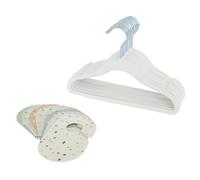 3 Sprouts Ensemble Placard Bébé, 15 Cintres, 8 Séparateurs, Crème/Terrazzo | 15 cintres velours, 8 séparateurs, Placard bébé, Tailles vêtements, Cintres antidérapants, Tri par âge