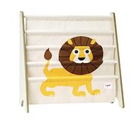 3 Sprouts Étagère Livre Enfant, Contient 35 Livres, Lion