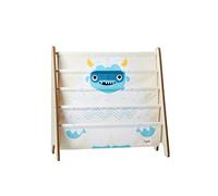 3 Sprouts - Étagère Livre Enfant en Bois - Bibliothèque Montessori pour Enfants - Rangement Livre Enfant - Yéti