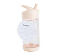 3 Sprouts - Gourde Enfant Anti Fuite - Sans BPA, Idéale pour la Maternelle - Bouteille d'eau en Plastique Recyclé pour Enfants - Sable