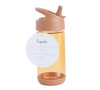 3 Sprouts - Gourde Enfant Anti Fuite - Sans BPA, Idéale pour la Maternelle - Bouteille d'eau en Plastique Recyclé pour Enfants - Rouille
