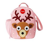 3 Sprouts - Lunch Bag Enfant - Glacière Enfant Avec Design Animaux - Petit Sac Lunch Isotherme Bébé - Pochette Isotherme Repas - Faon