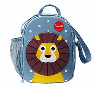 3 Sprouts Lunch Bag Enfant Isotherme, Design Animaux, Repas/Goûter, Lion