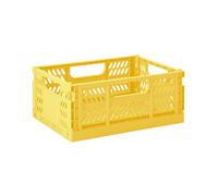 3 Sprouts - Modern Folding Crate Medium Yellow