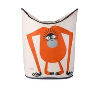 3 Sprouts, Panier A Linge Bébé, Panier à Linge Enfant, Panier Linge Sale Bébé, Panière à Linge Bébé, Idéal Pour Jouets et Vêtements, Panier de Rangement Enfant, Orang-Outan