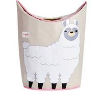 3 sprouts panier linge enfant lama Blanc G