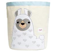 3 Sprouts Panier Rangement Enfant - Grand Panier de Rangement pour Jouets - Panier à Linge Bébé - Panier Enfant - Panier de Rangement Jouets - Grand Panier à Linge Enfant - Panier Jouet Enfant - Lama