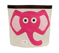 3 Sprouts Panier Rangement Enfant, Grand Panier de Rangement pour Jouets, Panier à Linge Bébé, Panier Enfant, Panier de Rangement Jouets, Grand Panier à Linge Enfant, Panier Jouet Enfant, Éléphant